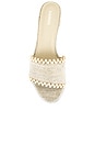 view 4 of 5 Cairo Asymmetric Linen Heel in Oat