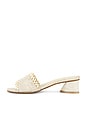 view 5 of 5 Cairo Asymmetric Linen Heel in Oat