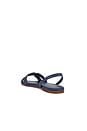 view 3 of 5 Gaia Geo Amulet Pointy Leather Sandal in Navy