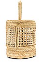 view 3 of 5 Catalpa Handwoven Wicker Spoon Holder in Natural