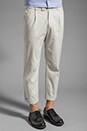 view 2 of 6 Pleated Pant in Light Grey