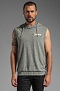 view 1 of 5 Sleeveless Crew Top in Grey in Melange
