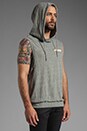 view 2 of 5 Sleeveless Crew Top in Grey in Melange