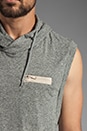 view 5 of 5 Sleeveless Crew Top in Grey in Melange