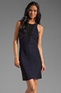 view 1 of 6 Stina Dress in Navy/Black Combo in Black & Navy Combo