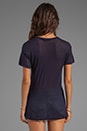 view 2 of 3 Sheer Jersey Classic Pocket Tee in Navy