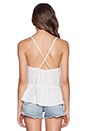 view 3 of 3 Gidget Tank in White
