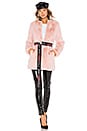 view 1 of 3 Faux Fur Coat in Pink