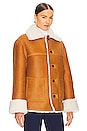 view 4 of 6 Reversible Shearling Jacket in Whiskey