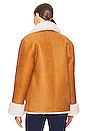 view 5 of 6 Reversible Shearling Jacket in Whiskey