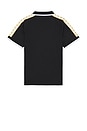 view 2 of 5 222 Banda Notilox Soccer Polo in Black & Rich Yellow Gold & White