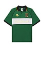 view 1 of 5 Authentic Norton Short Sleeve Polo in Green Eden & White