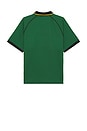 view 2 of 5 Authentic Norton Short Sleeve Polo in Green Eden & White