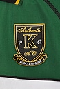 view 3 of 5 Authentic Norton Short Sleeve Polo in Green Eden & White