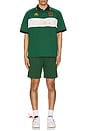 view 5 of 5 Authentic Norton Short Sleeve Polo in Green Eden & White