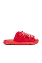 view 1 of 5 222 Banda Mitel Slides in Red Flame & White