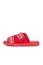 view 5 of 5 222 Banda Mitel Slides in Red Flame & White