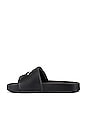 view 5 of 5 x JUICY COUTURE Authentic Adam Slides in Black