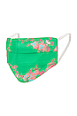 view 1 of 3 Amanda Face Mask in Verde Waterfloral