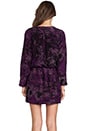 view 4 of 6 Purple Silk Purple Granite Print Miranda Mini Dress in Purple Granite