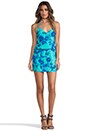view 2 of 5 Gardenia Print Mini Dress in Caribbean Flower