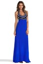 view 1 of 6 ROBE MAXI ARLENE in Electric Blue