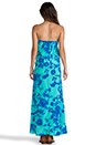 view 3 of 6 VESTIDO SIN TIRANTES VIVIENNE in Caribbean Flower