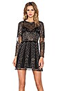 view 1 of 5 Luna Beaded Dress in Black
