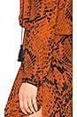 view 4 of 4 Pilar Print Mini Dress in Rust Snake