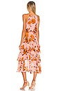 view 4 of 4 Cassandra Print Maxi Dress in Peach Dalia