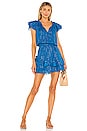 view 1 of 4 Daisey Metallic Mini Dress in Blue