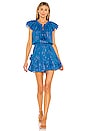 view 2 of 4 Daisey Metallic Mini Dress in Blue