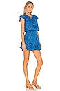 view 3 of 4 Daisey Metallic Mini Dress in Blue
