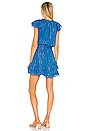 view 4 of 4 Daisey Metallic Mini Dress in Blue