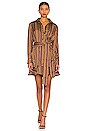 view 4 of 4 Jackie Print Mini Dress in Safron Zig Zag