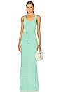 view 1 of 3 Giulia Knit Maxi Dress in Tiffany Blue
