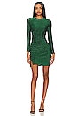 view 1 of 4 Ravenna Metallic Mini Dress in Green