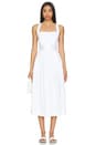 view 1 of 3 Valentina Midi Dress in White