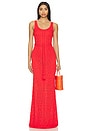 view 1 of 3 Giulia Knit Maxi Dress in Radiant Red
