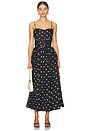 view 1 of 3 Diana Print Dress in Black Polka