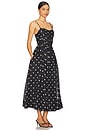 view 2 of 3 Diana Print Dress in Black Polka