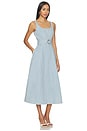 view 2 of 4 ROBE MAXI EN DENIM LILLIANA in Striped Denim