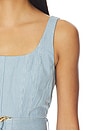 view 4 of 4 ROBE MAXI EN DENIM LILLIANA in Striped Denim