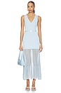 view 1 of 4 Orla Knit Maxi Dress in Sky