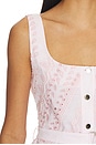 view 4 of 4 ROBE MINI BRODÉE PENELOPE in Light Pink