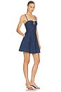 view 2 of 3 Lola Denim Mini Dress in Blue