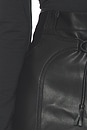 view 6 of 6 Mona Faux Leather Mini Shorts in Black