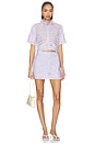 view 5 of 6 Elin Embroidered Skort in Lavender