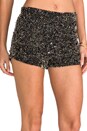 view 5 of 7 Dallas Beaded Shorts in Black