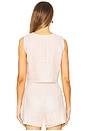 view 3 of 4 Aurora Embroidered Vest in Blush